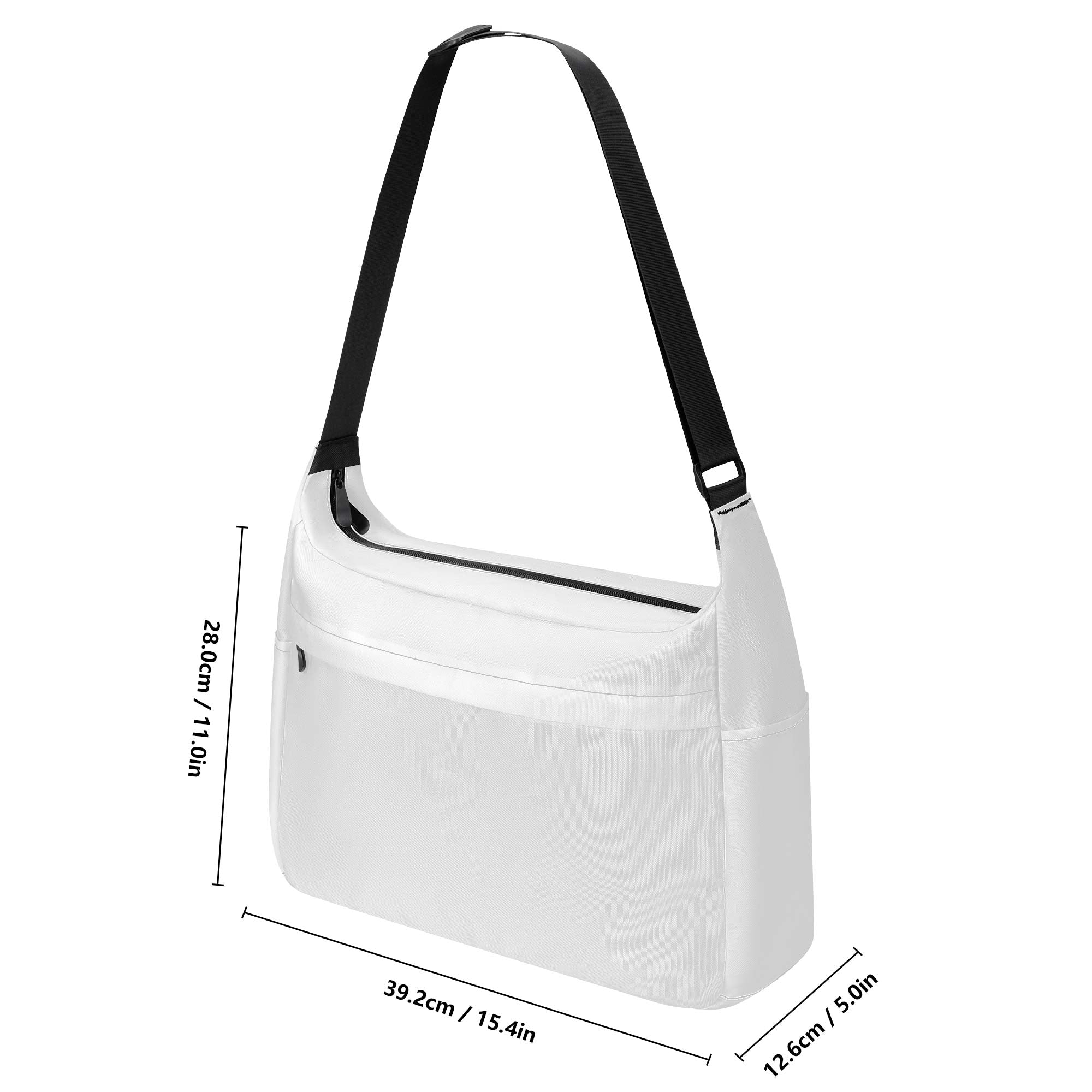 The Essential Messenger Bag — Ice Blue
