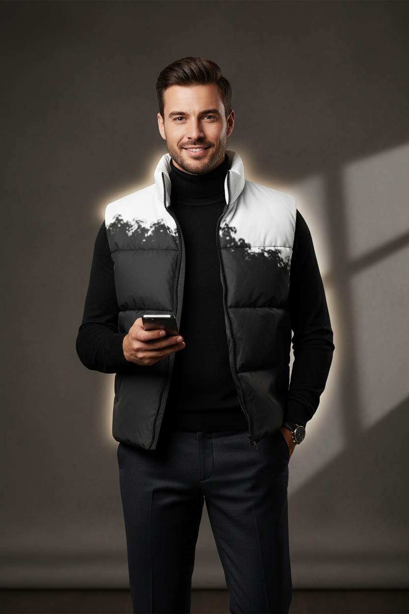 GOODIE X_Niveous Noir _Puffer Vest