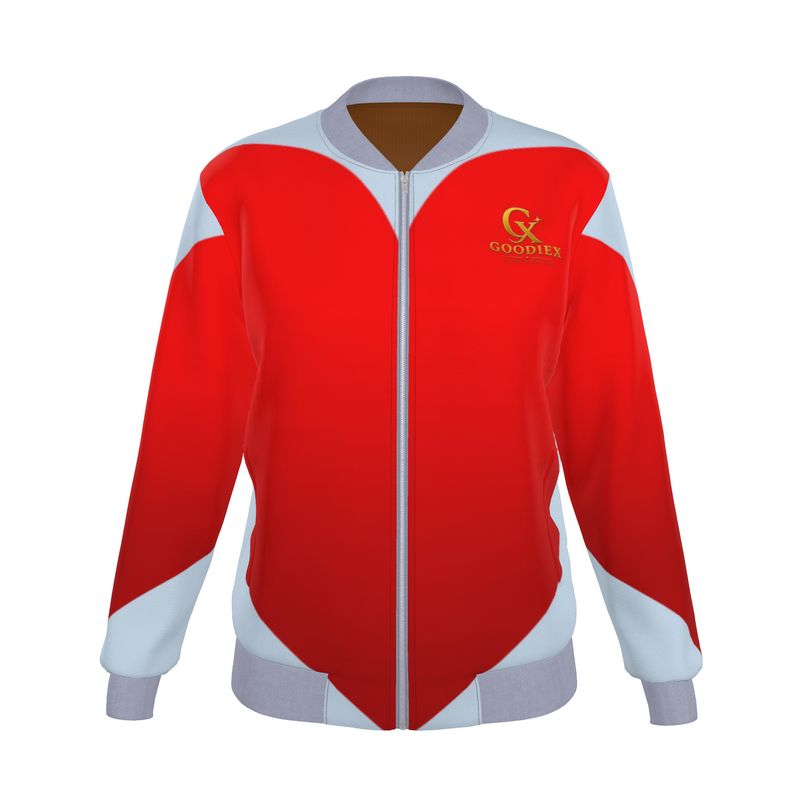 GOODIE X Red Dove — Women's Reversible Silk Bomber Jacket