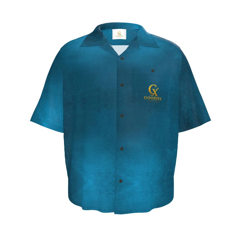 GOODIE X_ DONBLUE Silk Satin Revere Shirt
