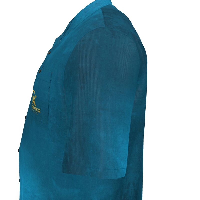 GOODIE X_ DONBLUE Silk Satin Revere Shirt
