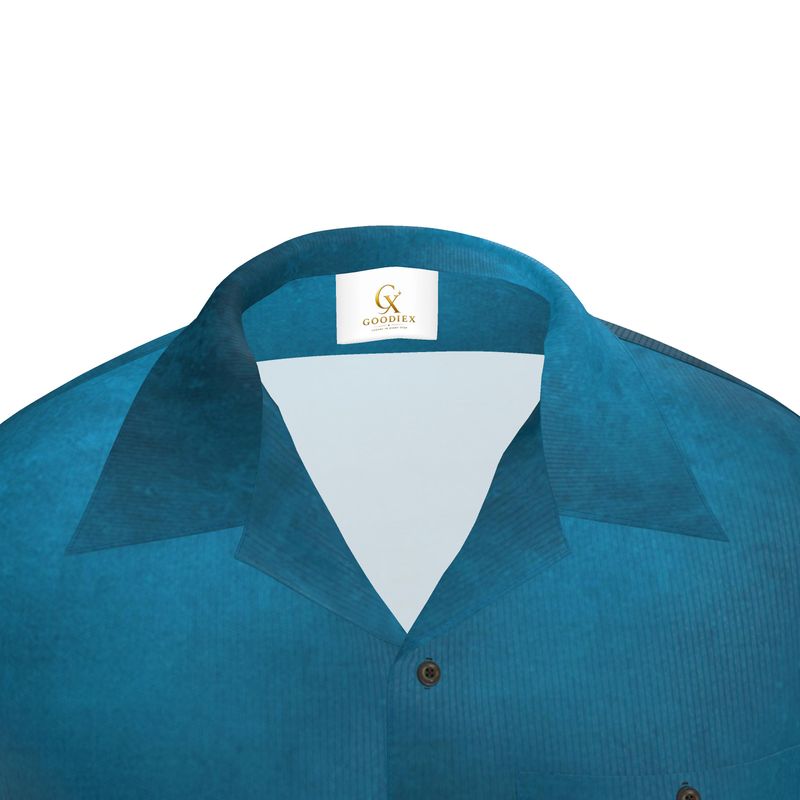 GOODIE X_ DONBLUE Silk Satin Revere Shirt