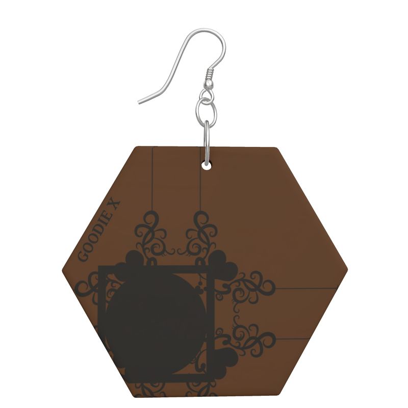 GOODIE X Artisan Hex Drop Earrings