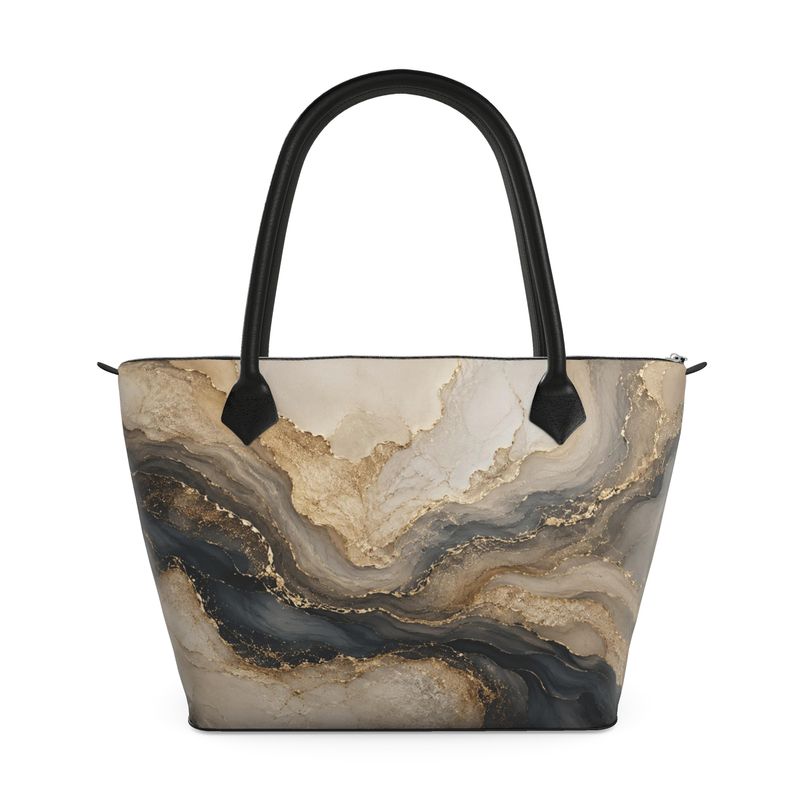GOODIE X leather Zip Top Handbag