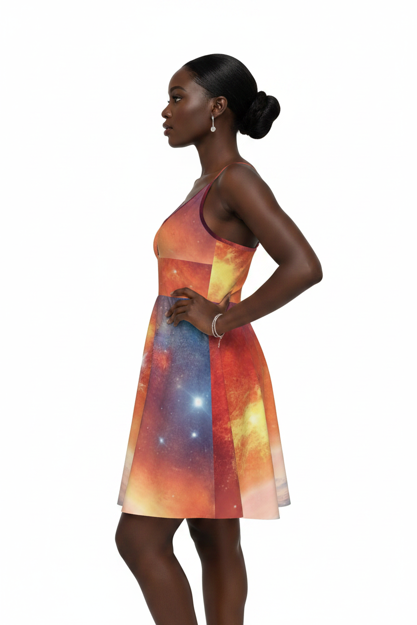 GOODIE X Eco-Luxe Solar Cross Cami Dress