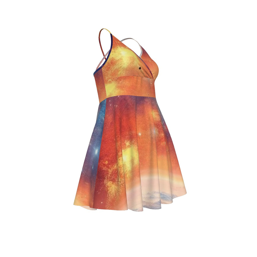 GOODIE X Eco-Luxe Solar Cross Cami Dress