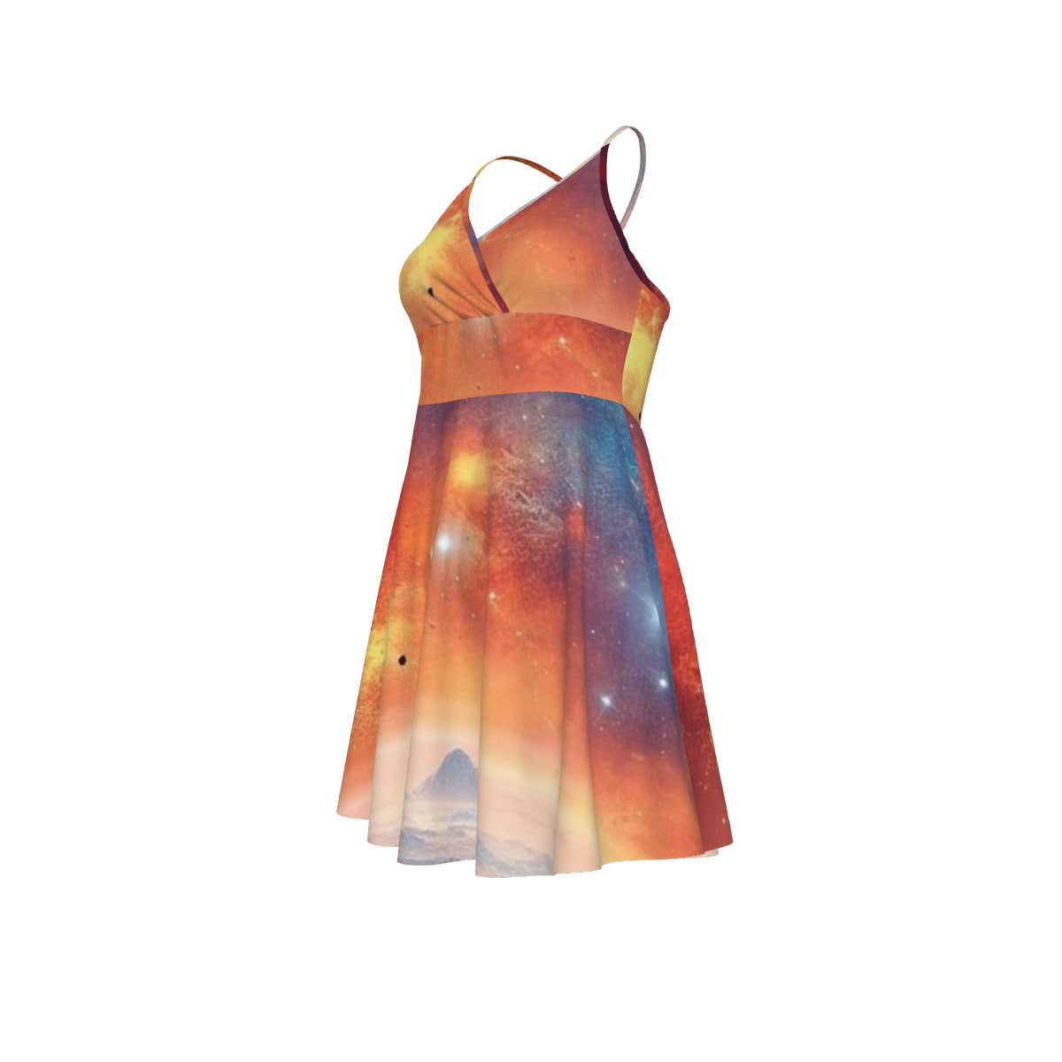 GOODIE X Eco-Luxe Solar Cross Cami Dress