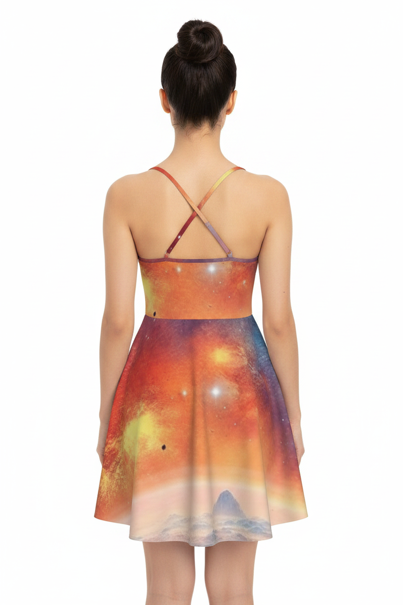 GOODIE X Eco-Luxe Solar Cross Cami Dress