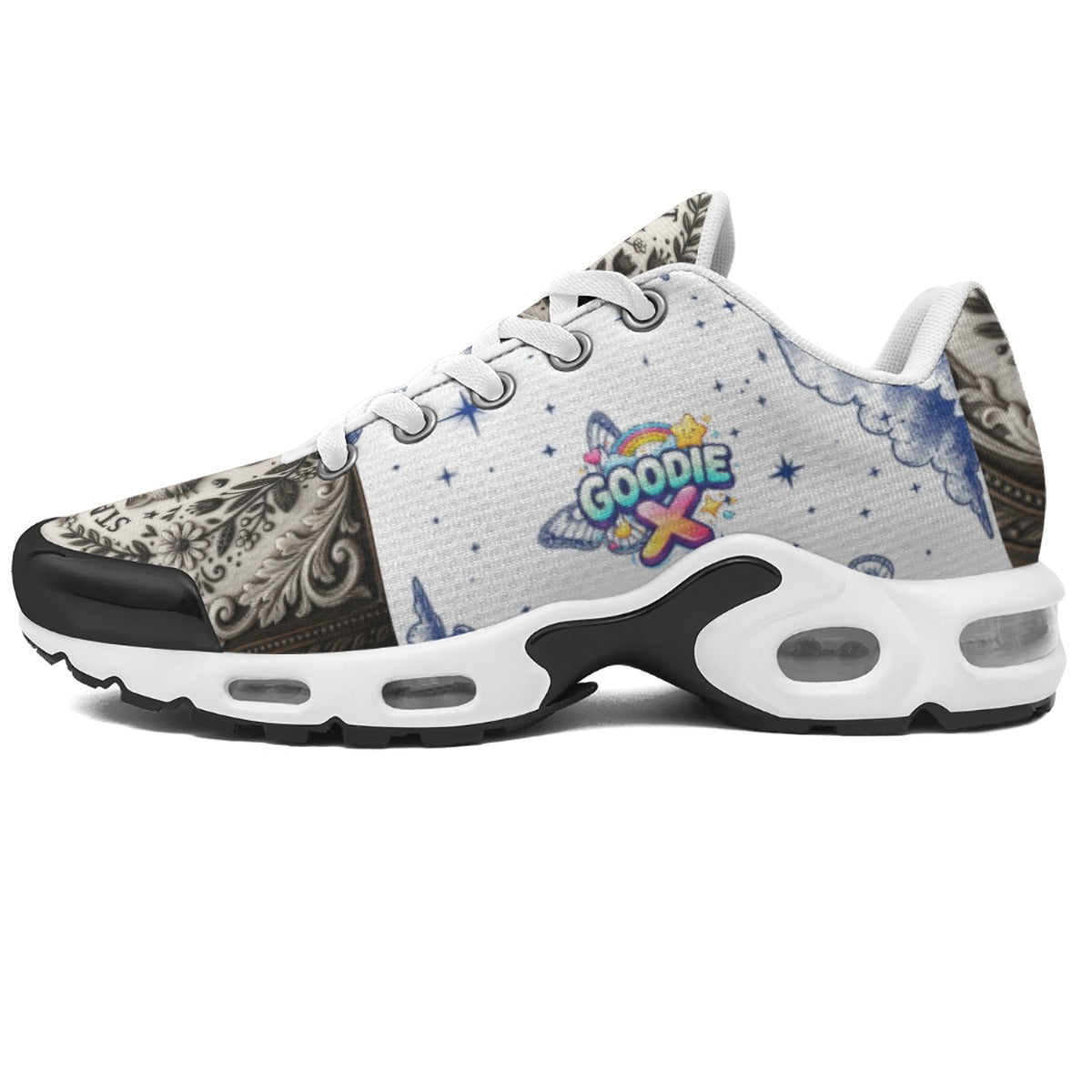 GOODIE X | Nebula-X Men's Air Cushion Sports Shoes | White