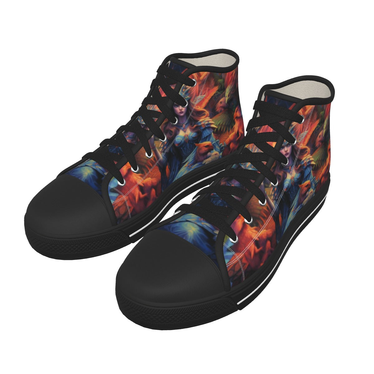 unisex Black Sole Canvas Shoes