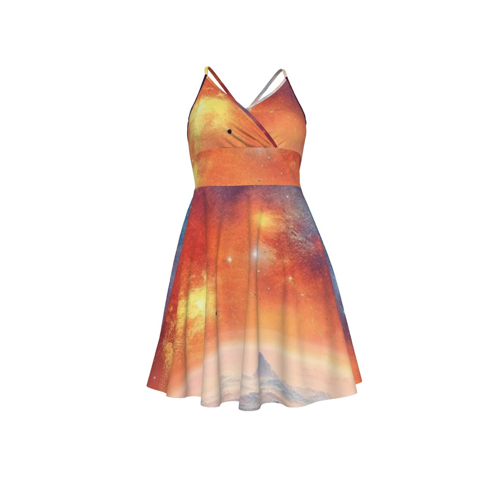 GOODIE X Eco-Luxe Solar Cross Cami Dress