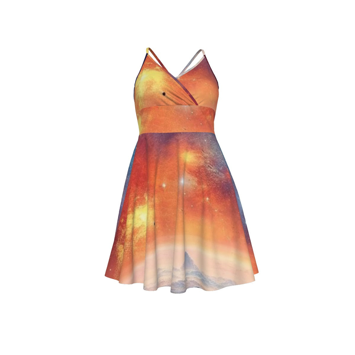 GOODIE X Eco-Luxe Solar Cross Cami Dress