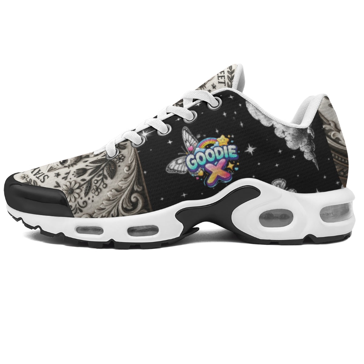 GOODIE X | Nebula-X Men's Air Cushion Sports Shoes | Black