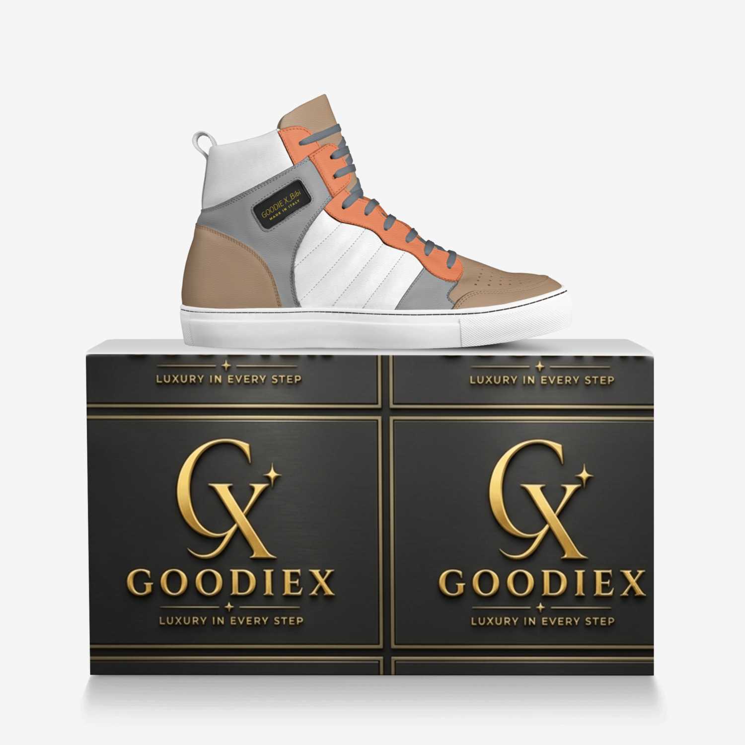 GOODIE X BIBI | Italian Handmade High-Top Sneaker