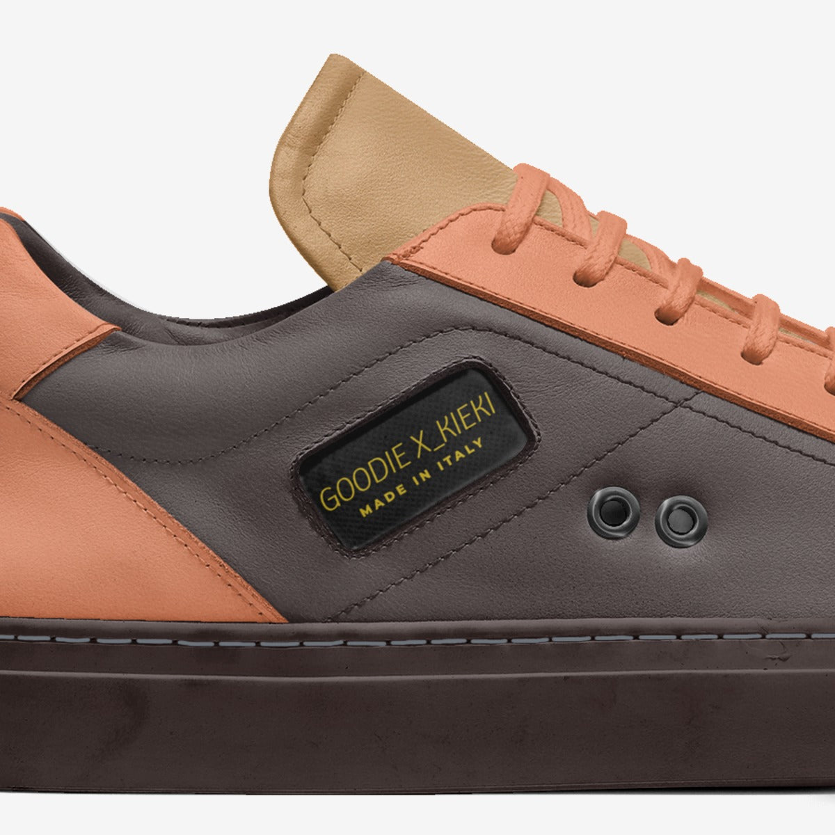 GOODIE X KIEKI | Italian Handmade Low-Top Sneaker