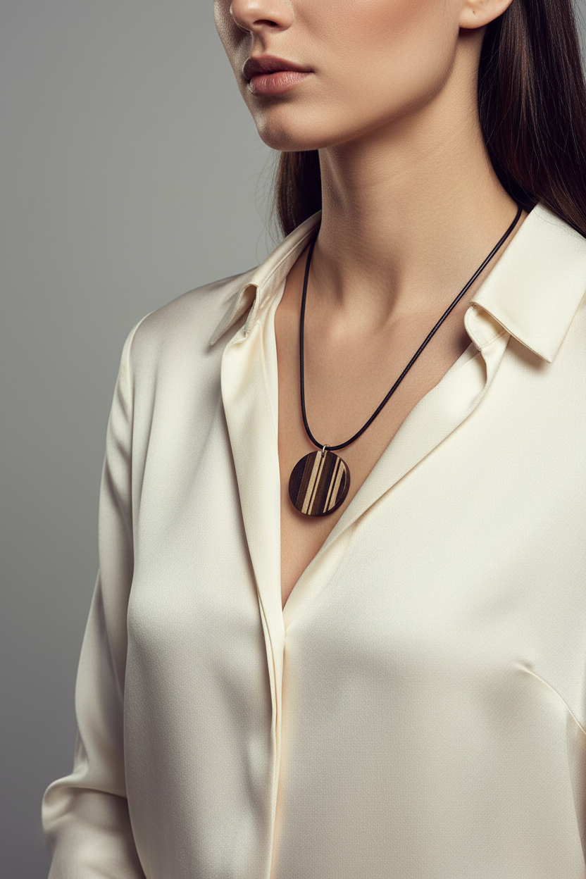 GOODIE X Wooden Necklace – Product Worn