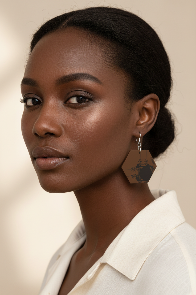 GOODIE X Hex Earrings – Black Woman