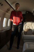 Red Dove Bomber Jacket - Front
